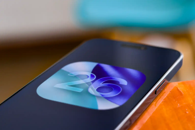 a phone with ios 26