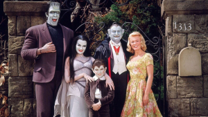 the munsters: herman, lily, eddie, grandpa, and marilyn